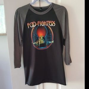 FOO FIGHTERS TOUR Women's Baseball Ringer T Shirt